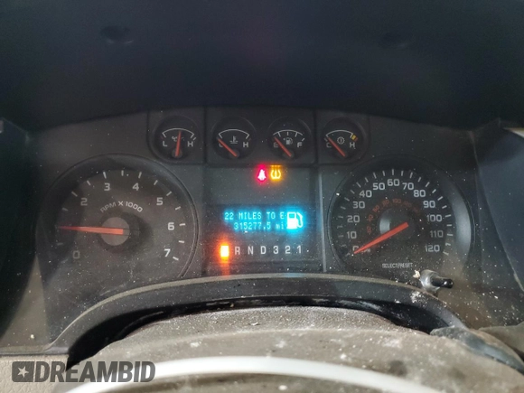 2010 Ford F-150 XL with VIN 1FTMF1C83AKA83985, listed as a Copart auction lot 44575155 with 315,277 mi miles and Salvage Title. Bid and sale history available at carsss.com. Image 9.