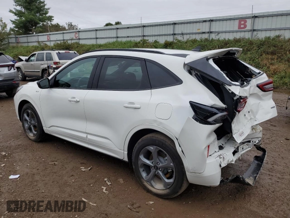 2024 Ford Escape ST-Line with VIN 1FMCU0MZ2RUA47977, listed as a Copart auction lot 71570504 with 1,297 mi miles and Clean Title. Bid and sale history available at DreamBid. Image 2.