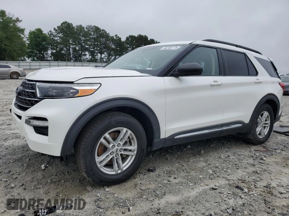 2022 Ford Explorer XLT with VIN 1FMSK8DH6NGB94206, listed as a Copart auction lot 58246175 with 70,498 mi miles and Salvage title. Bid and sale history available at DreamBid. Image 1.