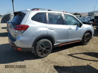 2023 Subaru Forester Special Sports with VIN JF2SKAJC8PH546995, listed as a Copart auction lot 62871705 with 22,773 mi miles and Salvage title. Bid and sale history available at DreamBid. Image 3.