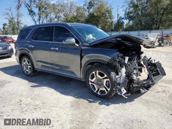 2024 Hyundai Palisade Limited z VIN KM8R5DGE8RU793681, wystawiony jako Copart lot #45898925 z przebiegiem 8 136 mil mil oraz Nie do naprawy • Non repairable. Historia ofert i sprzedaży dostępna na DreamBid. Obrazek 4.
