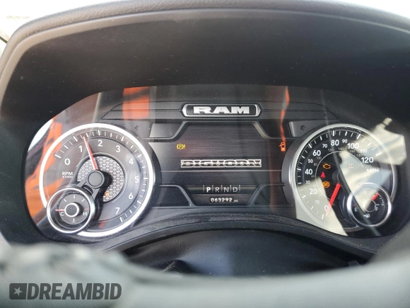 2022 Ram 1500 Big Horn с VIN 1C6SRFBT0NN468742, выставлен на аукционе Copart как лот 55498705 с пробегом 63 292 миль миль и Списание • Salvage title. История ставок и продаж доступна на DreamBid. Изображение 9.