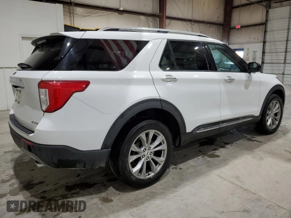 2023 Ford Explorer Limited with VIN 1FMSK8FH3PGA57482, listed as a Copart auction lot 50698485 with 46,157 mi miles and Salvage Title. Bid and sale history available at carsss.com. Image 3.