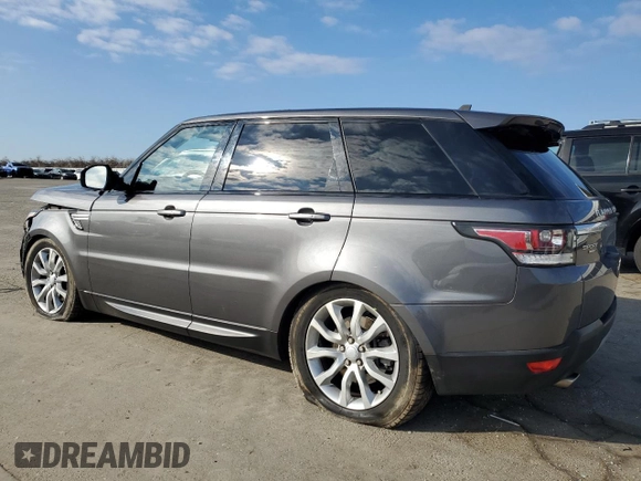 2016 Land Rover Range Rover Sport HSE with VIN SALWR2VF0GA552622, listed as a Copart auction lot 44774675 with 64,816 mi miles and Salvage Title. Bid and sale history available at DreamBid. Image 2.