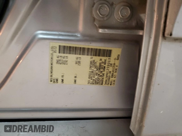 2012 Nissan Altima 2.5 with VIN 1N4AL2AP4CC259313, listed as a Copart auction lot 82919994 with 190,108 mi miles and Salvage Title. Bid and sale history available at DreamBid. Image 14.