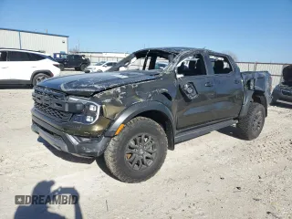 2024 Ford Ranger Raptor with VIN 1FTER4LR0RLE63278, listed as a Copart auction lot 86974754 with 1,018 mi miles and Non Repairable. Bid and sale history available at carsss.com. Image 1.