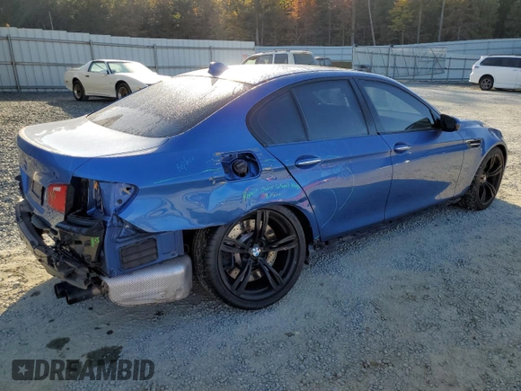 2016 BMW M5 with VIN WBSFV9C53GG343466, listed as a Copart auction lot 76460794 with 66,351 mi miles and Salvage Title. Bid and sale history available at carsss.com. Image 3.