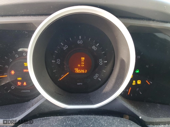 2012 Toyota 4Runner SR5 with VIN JTEBU5JR6C5088613, listed as a Copart auction lot 48820265 with 190,263 mi miles and Salvage Title. Bid and sale history available at carsss.com. Image 9.