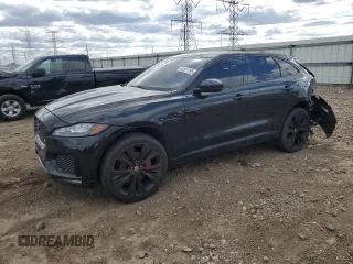2017 Jaguar F-Pace S z VIN SADCM2BV9HA494620, wystawiony jako Copart lot #53371795 z przebiegiem 79 861 mil mil oraz Szkoda całkowita • Salvage title. Historia ofert i sprzedaży dostępna na DreamBid. Obrazek 1.