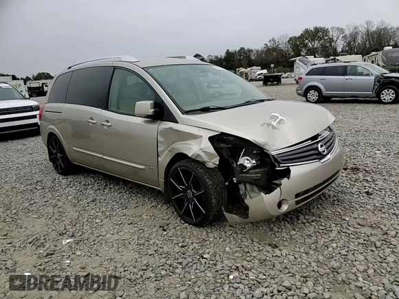 2007 Nissan Quest S with VIN 5N1BV28U07N116577, listed as a Copart auction lot 83698144 with 143,921 mi miles and Salvage Title. Bid and sale history available at carsss.com. Image 11.