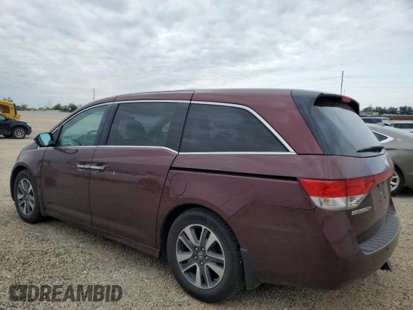 2016 Honda Odyssey Touring Elite with VIN 5FNRL5H9XGB109463, listed as a Copart auction lot 57483225 with 182,450 mi miles and Salvage title. Bid and sale history available at DreamBid. Image 2.