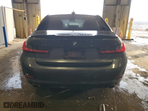 2019 BMW 3 Series 330i xDrive with VIN 3MW5R7J56K8B01550, listed as a Copart auction lot 43216675 with 59,962 mi miles and Salvage Title. Bid and sale history available at DreamBid. Image 6.