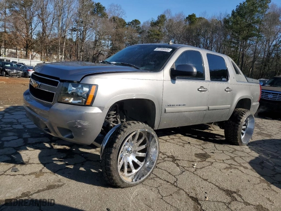 2007 Chevrolet Avalanche LS with VIN 3GNEC12057G113830, listed as a Copart auction lot 87705535 with 205,385 mi miles and Salvage Title. Bid and sale history available at carsss.com. Image 1.