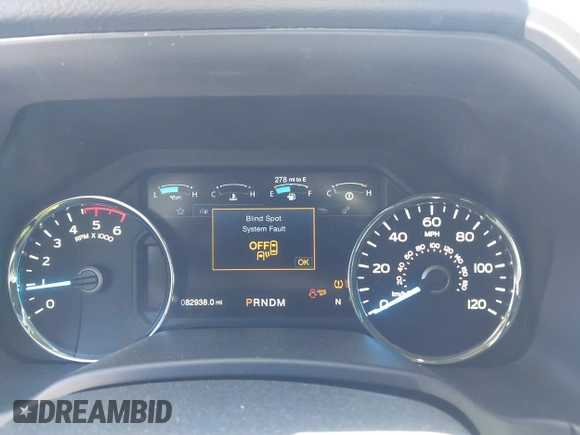 2019 Ford F-150 XL with VIN 1FTFW1E14KFA79818, listed as a IAAI auction lot 41812178 with 82,938 mi miles. Bid and sale history available at carsss.com. Image 7.