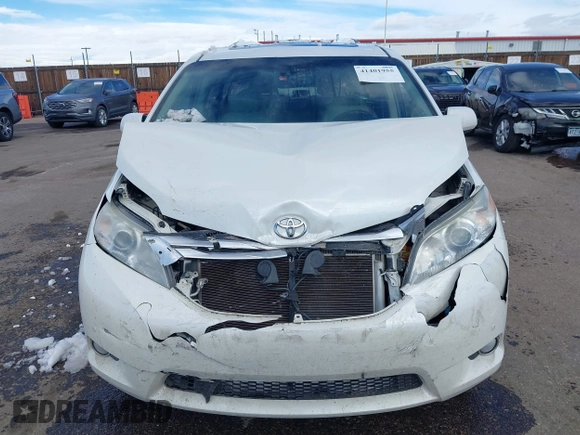 2011 Toyota Sienna XLE AAS with VIN 5TDYK3DC8BS045352, listed as a IAAI auction lot 41401955 with 142,492 mi miles and . Bid and sale history available at DreamBid. Image 12.