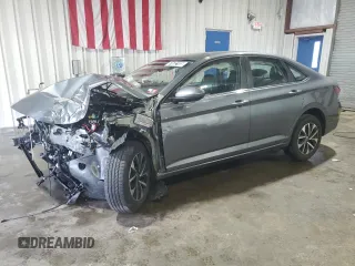 2024 Volkswagen Jetta S with VIN 3VW5M7BU7RM047732, listed as a Copart auction lot 61632105 with Not provided miles and Salvage title. Bid and sale history available at DreamBid. Image 1.