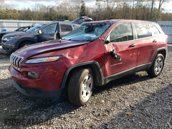 2016 Jeep Cherokee Altitude with VIN 1C4PJLAB3GW128172, listed as a Copart auction lot 87269934 with 42,303 mi miles and Salvage Title. Bid and sale history available at DreamBid. Image 1.