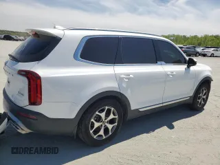 2020 Kia Telluride EX with VIN 5XYP34HC3LG041121, listed as a Copart auction lot 52968355 with 95,543 mi miles and Salvage title. Bid and sale history available at DreamBid. Image 3.