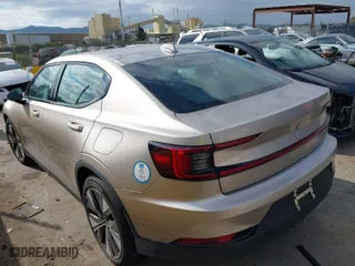 2024 Polestar 2 with VIN YSMFE3KA4RL239165, listed as a IAAI auction lot 41436547 with 1 mi miles. Bid and sale history available at carsss.com. Image 3.