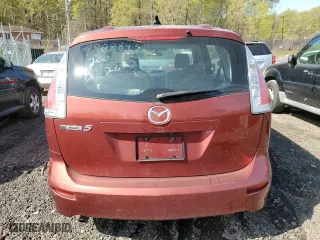 2009 Mazda Mazda5 Sport with VIN JM1CR293390353440, listed as a Copart auction lot 53646045 with 179,453 mi miles and Salvage Title. Bid and sale history available at carsss.com. Image 6.