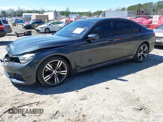 2016 BMW 7 Series 740i with VIN WBA7E2C54GG714649, listed as a IAAI auction lot 41815220 with 89,029 mi miles. Bid and sale history available at carsss.com. Image 17.