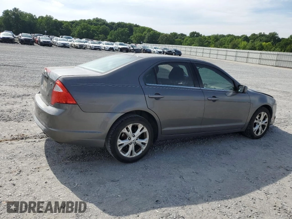 2012 Ford Fusion SE with VIN 3FAHP0HG9CR342931, listed as a Copart auction lot 58823775 with Not provided miles and Salvage title. Bid and sale history available at DreamBid. Image 3.