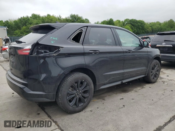 2023 Ford Edge SE with VIN 2FMPK4G9XPBA53152, listed as a Copart auction lot 57640735 with 16,117 mi miles and Salvage title. Bid and sale history available at DreamBid. Image 3.