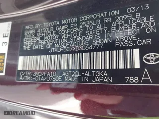 2013 Scion tC with VIN JTKJF5C7XD3064777, listed as a IAAI auction lot 42008710 with 147,808 mi miles. Bid and sale history available at carsss.com. Image 9.