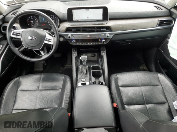2021 Kia Telluride EX with VIN 5XYP3DHCXMG148538, listed as a Copart auction lot 56045245 with 51,998 mi miles and Salvage title. Bid and sale history available at DreamBid. Image 8.