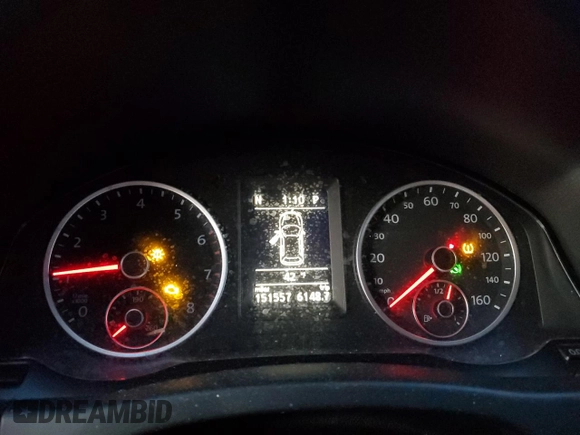 2012 Volkswagen Tiguan S with VIN WVGBV7AX9CW583728, listed as a Copart auction lot 82422184 with 151,557 mi miles and Salvage Title. Bid and sale history available at DreamBid. Image 9.