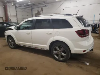 2017 Dodge Journey Crossroad Plus z VIN 3C4PDCGG1HT536297, wystawiony jako Copart lot #58489885 z przebiegiem 101 865 mil mil oraz Szkoda całkowita • Salvage title. Historia ofert i sprzedaży dostępna na DreamBid. Obrazek 2.