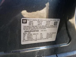 2018 Chevrolet Equinox LT with VIN 3GNAXJEVXJS575380, listed as a Copart auction lot 50518014 with 91,348 mi miles and Salvage Title. Bid and sale history available at DreamBid. Image 15.
