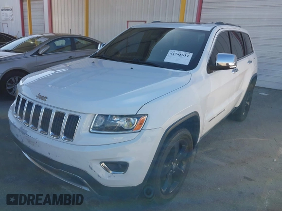 2014 Jeep Grand Cherokee Limited with VIN 1C4RJFBG4EC364039, listed as a IAAI auction lot 41745634 with 117,170 mi miles. Bid and sale history available at carsss.com. Image 17.