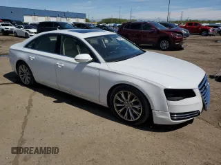 2013 Audi A8 3.0L с VIN WAUAGAFD1DN007447, выставлен на аукционе Copart как лот 54394825 с пробегом 128 729 миль миль и Чистый • Clean title. История ставок и продаж доступна на DreamBid. Изображение 4.