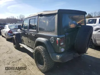 2020 Jeep Wrangler Unlimited Sport S z VIN 1C4HJXDG5LW325387, wystawiony jako Copart lot #41467505 z przebiegiem 104 343 mil mil oraz Szkoda całkowita • Salvage title. Historia ofert i sprzedaży dostępna na DreamBid. Obrazek 2.