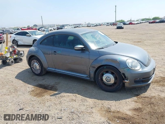 2014 Volkswagen Beetle 2.5L with VIN 3VWJX7AT7EM608634, listed as a IAAI auction lot 41783090 with 139,106 mi miles and . Bid and sale history available at DreamBid. Image 1.