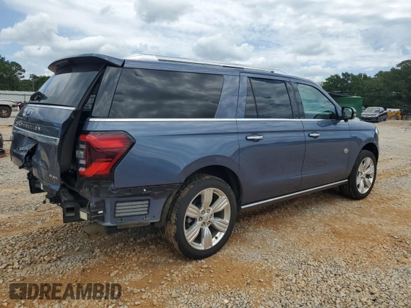 2023 Ford Expedition Max King Ranch with VIN 1FMJK1N88PEA01019, listed as a Copart auction lot 56015515 with 51,976 mi miles and Salvage title. Bid and sale history available at DreamBid. Image 3.