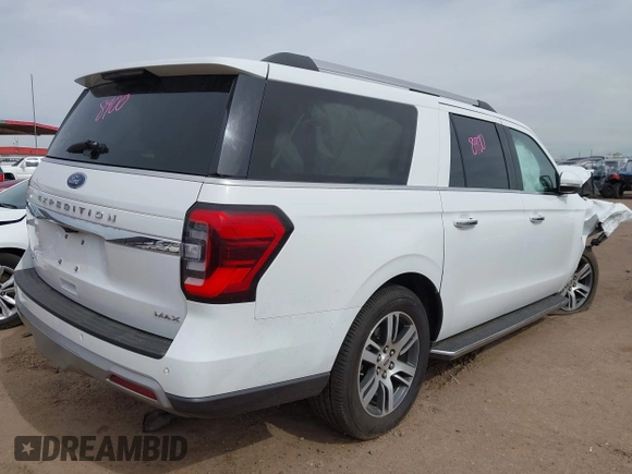 2023 Ford Expedition Max Limited z VIN 1FMJK2A80PEA55829, wystawiony jako IAAI lot #41813484 z przebiegiem 50 772 mil mil oraz . Historia ofert i sprzedaży dostępna na DreamBid. Obrazek 4.