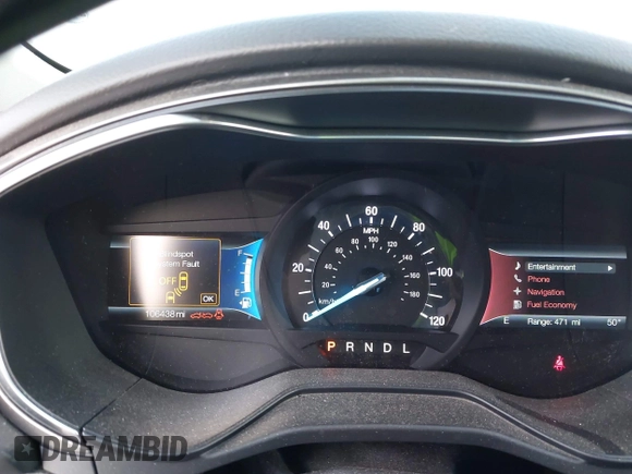 2020 Ford Fusion Hybrid SE with VIN 3FA6P0LU6LR171270, listed as a IAAI auction lot 41919266 with 106,438 mi miles. Bid and sale history available at carsss.com. Image 7.