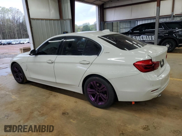 2017 BMW 3 Series 330e iPerformance with VIN WBA8E1C32HA030006, listed as a Copart auction lot 51316795 with 86,293 mi miles and Clean Title. Bid and sale history available at carsss.com. Image 2.