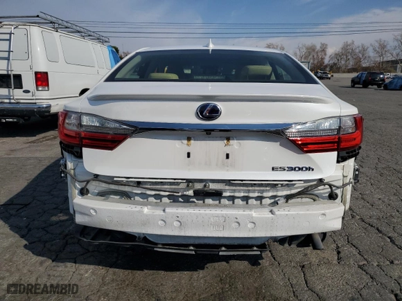 2016 Lexus ES 300h Hybrid with VIN JTHBW1GG8G2122425, listed as a Copart auction lot 43008285 with 120,916 mi miles and Salvage Title. Bid and sale history available at carsss.com. Image 6.