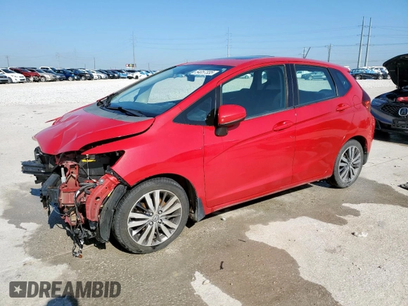 2015 Honda Fit EX-L with VIN 3HGGK5H87FM701089, listed as a Copart auction lot 54057335 with 88,423 mi miles and Salvage title. Bid and sale history available at DreamBid. Image 1.