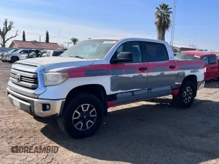 2015 Toyota Tundra 4WD Truck SR5 with VIN 5TFDY5F1XFX460998, listed as a Copart auction lot 84963964 with 194,044 mi miles and Salvage Title. Bid and sale history available at carsss.com. Image 1.