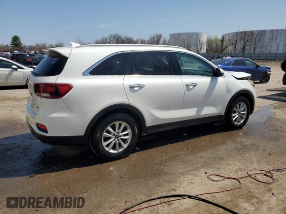 2019 Kia Sorento LX with VIN 5XYPGDA32KG439451, listed as a Copart auction lot 53784265 with 73,420 mi miles and Salvage Title. Bid and sale history available at carsss.com. Image 3.