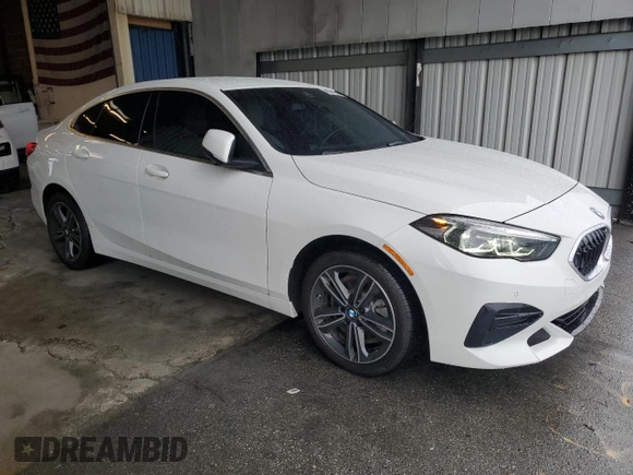 2023 BMW 2 Series 228i with VIN WBA53AK06P7M18836, listed as a Copart auction lot 44074235 with 10,712 mi miles and Salvage Title. Bid and sale history available at carsss.com. Image 4.