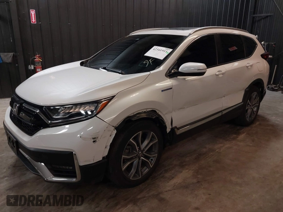 2021 Honda CR-V Touring with VIN 7FART6H98ME024238, listed as a IAAI auction lot 42341911 with 50,757 mi miles and . Bid and sale history available at DreamBid. Image 2.