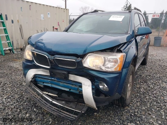 2007 Pontiac Torrent with VIN 2CKDL63F776073002, listed as a IAAI auction lot 41326312 with 230829 miles. Bid and sale history available at carsss.com. Image 6.
