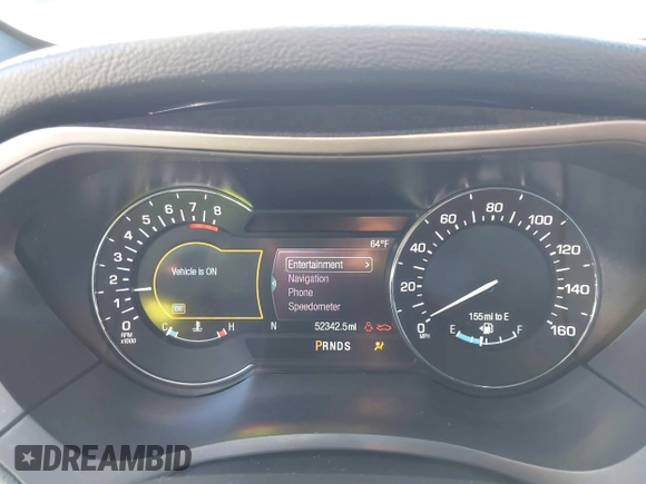 2018 Lincoln MKZ Reserve with VIN 3LN6L5E92JR629004, listed as a IAAI auction lot 41577496 with 52,342 mi miles. Bid and sale history available at carsss.com. Image 7.