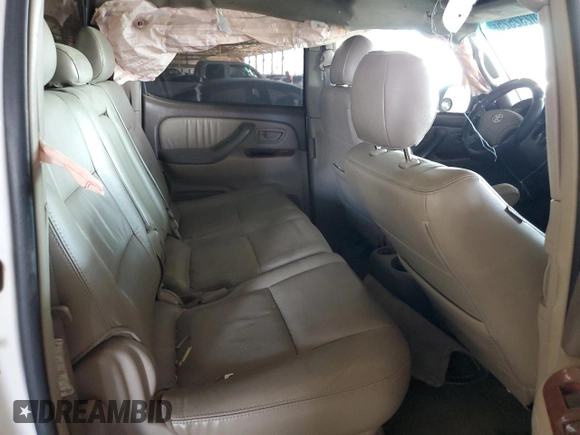 2006 Toyota Tundra Limited with VIN 5TBET38116S505300, listed as a Copart auction lot 60232525 with 275,535 mi miles and Salvage title. Bid and sale history available at DreamBid. Image 10.