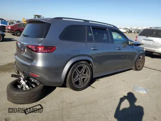 2024 Mercedes-Benz GLS 450 with VIN 4JGFF5KE5RB173752, listed as a Copart auction lot 73601334 with Not Provided miles and Salvage Title. Bid and sale history available at DreamBid. Image 3.